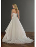 Strapless Ivory Satin Tulle Unique Wedding Dress Strapless Ivory Satin Tulle Unique Wedding Dress